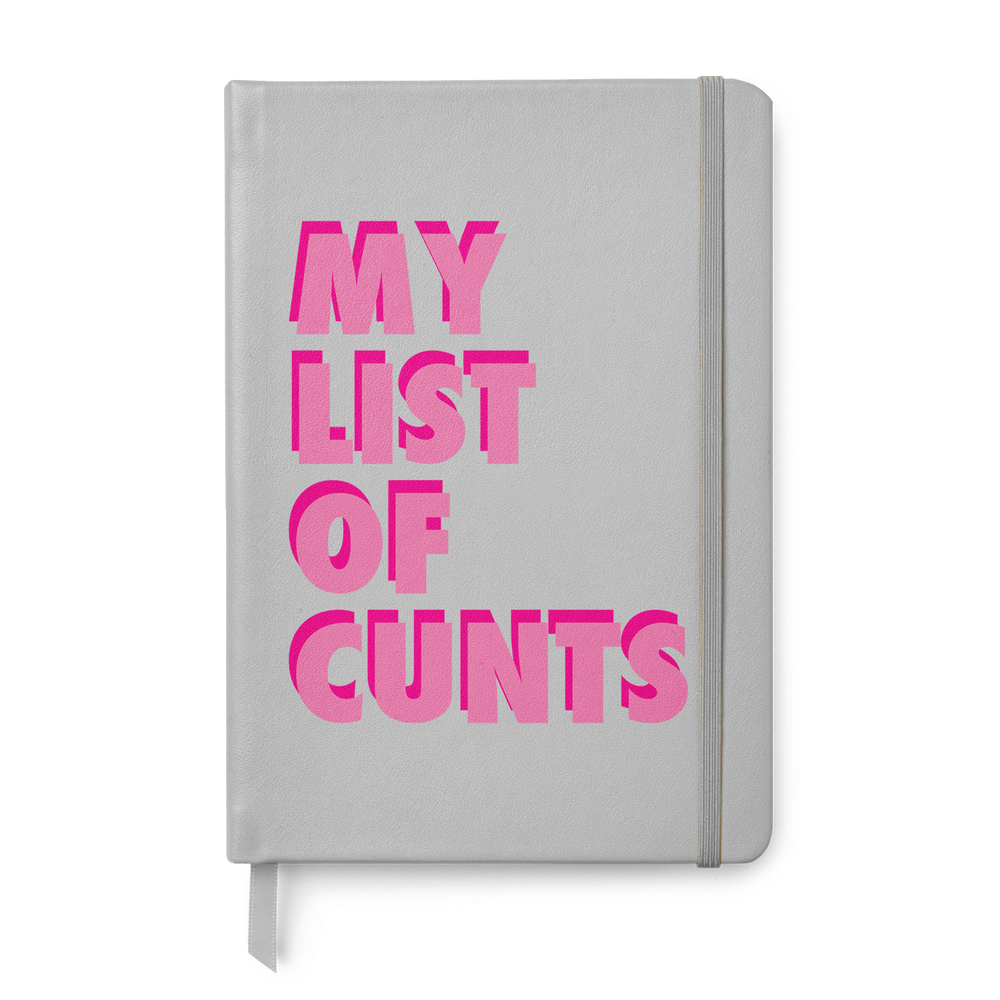 List of Cunts Leather Style Notebook #4 image